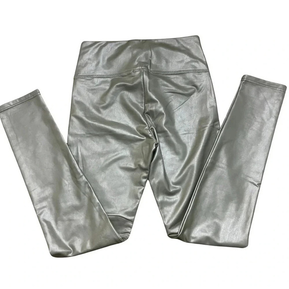 EUC Bagatelle Collection faux leather leggings. Dark green, size small. - Picture 2 of 6